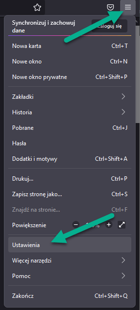 firefox czyszczenie danych