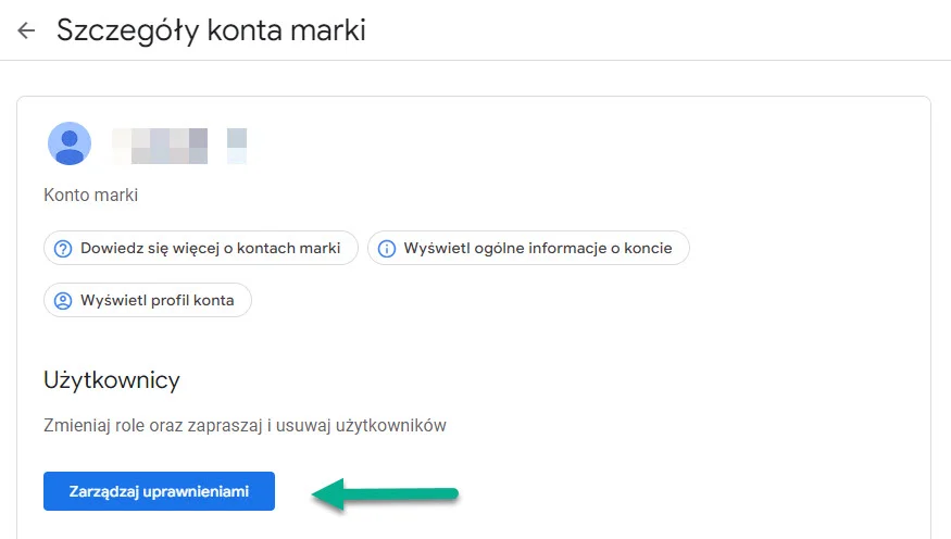 zarządzaj uprawnieniami