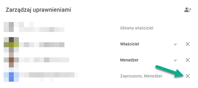 Usuwanie administratora kanału YouTube